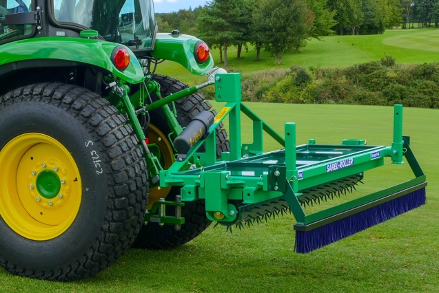 The Tractor Mounted Sarel-Roller fits compact tractors from 20hp